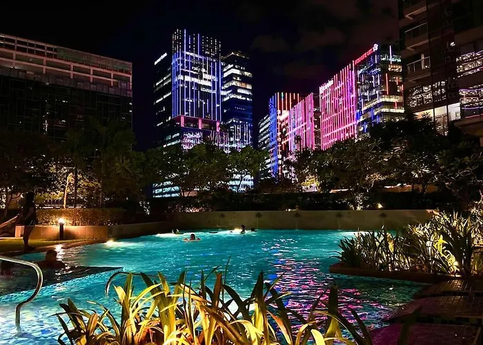 Cozy 2 Bedrooms In Bgc With Balcony Bathtub 600mbps Апартаменты