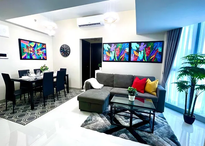 Cozy 2 Bedrooms In Bgc With Balcony Bathtub 600mbps Апартаменты *